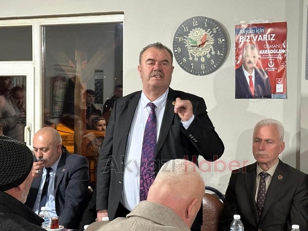 Osman Karaoğlan'dan Taşyatak'a 200 araçlık konvoyla seçim ziyareti