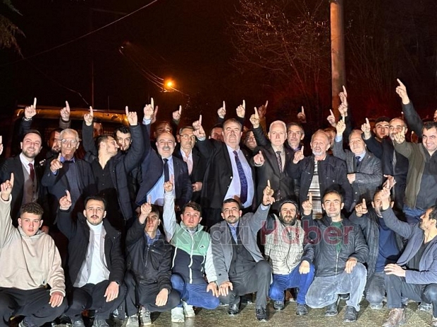 Osman Karaoğlan'dan Taşyatak'a 200 araçlık konvoyla seçim ziyareti