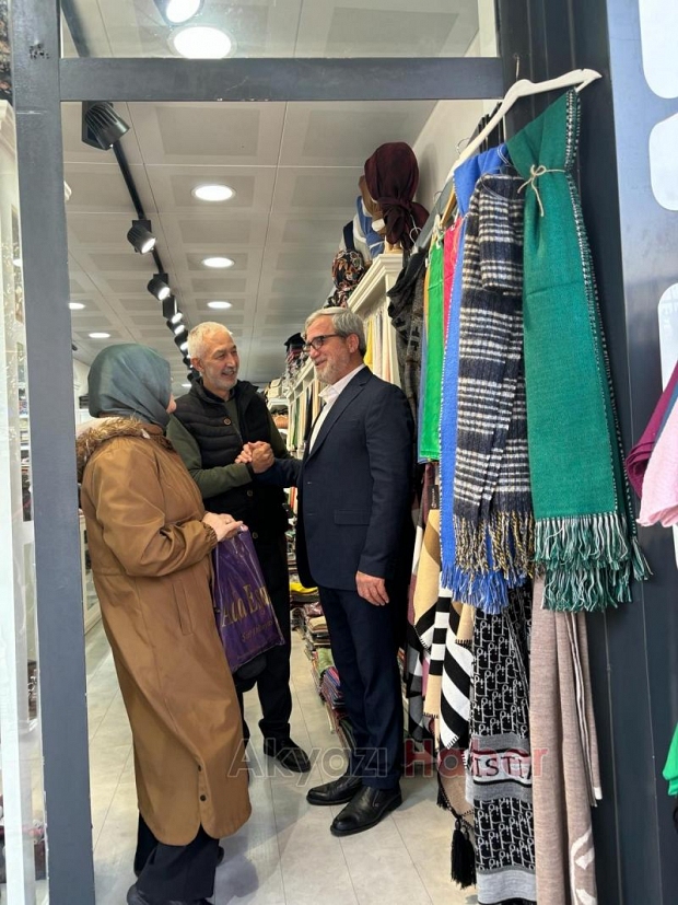 Hasan Akcan esnaf ve vatandaşın Ramazan ayını kutladı