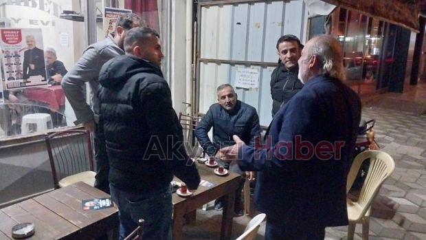 Şeref Tan Yani Cami esnafını ziyaret edip projelerini anlattı