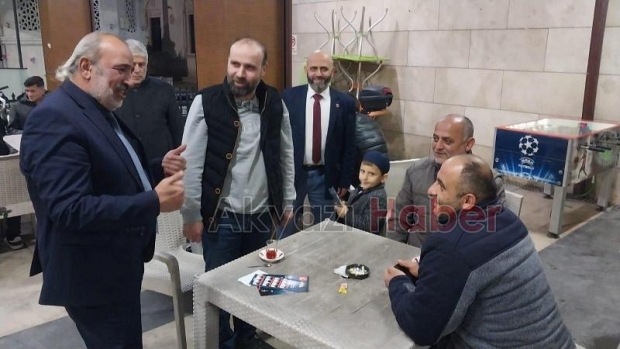 Şeref Tan Yani Cami esnafını ziyaret edip projelerini anlattı