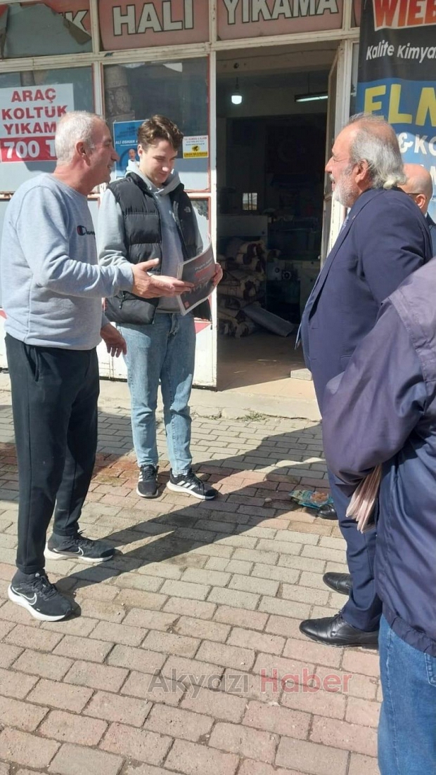 Şeref Tan Yani Cami esnafını ziyaret edip projelerini anlattı