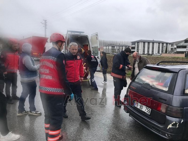 Ömercikler Mahallesi'nde Kaza 3 Yaralı 