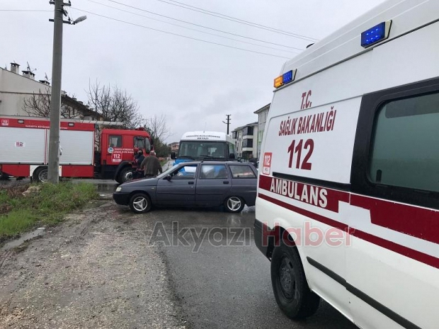 Ömercikler Mahallesi'nde Kaza 3 Yaralı 