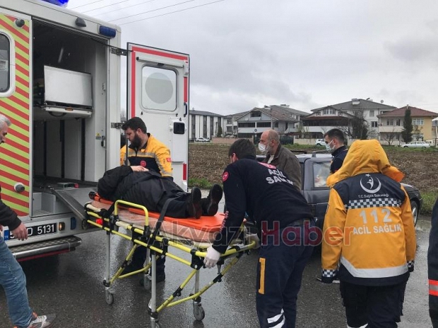 Ömercikler Mahallesi'nde Kaza 3 Yaralı 