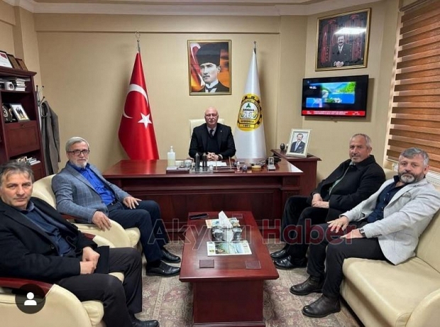 Hasan Akcandan ziraat odası ve esnaf odalarına ziyaret
