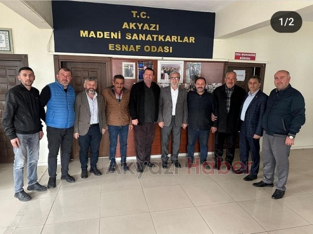 Hasan Akcandan ziraat odası ve esnaf odalarına ziyaret