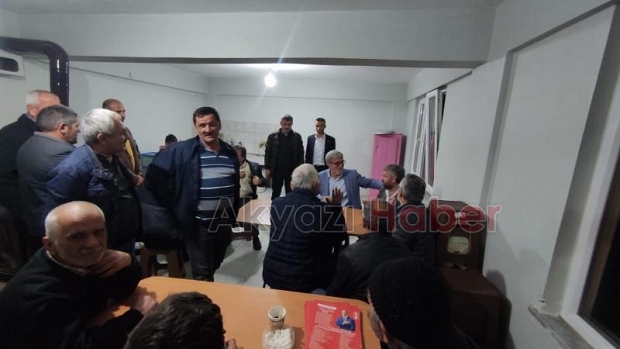 Hasan Akcan Dokurcun da vatandaşla buluştu