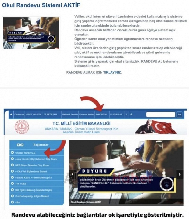 Okullarda yeni dönem başladı Öğretmen veli randevuları dijital ortamda