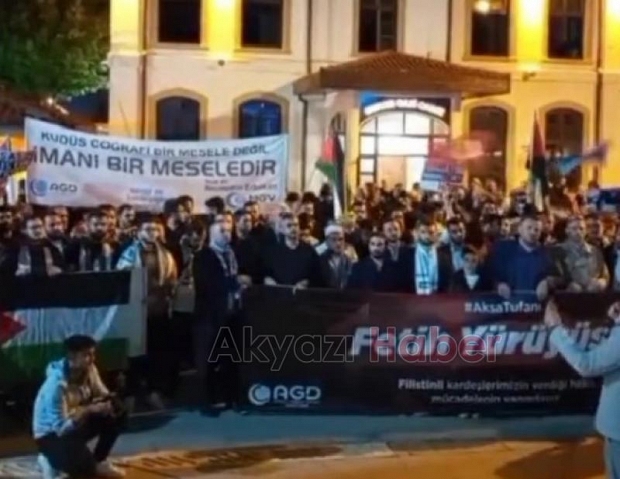 İsrail'in Gazze'deki saldırıları protesto edildi