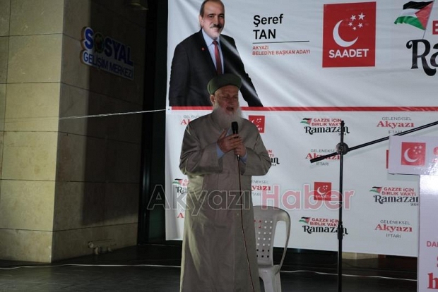 Saadet Partisi Akyazı'da iftar programı düzenledi