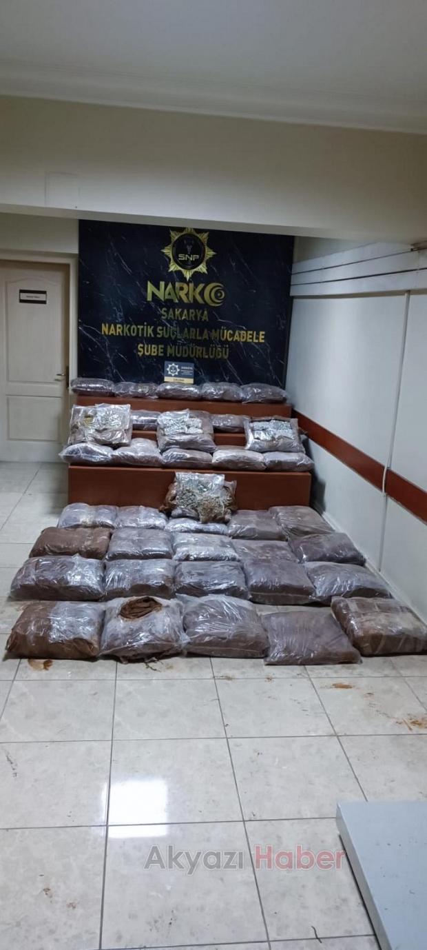 Sakarya'da 176 kilogram skunk ele geçirildi