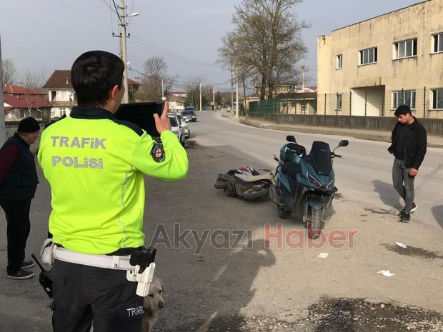 Motosikletler Çarpıştı 1 Yaralı 