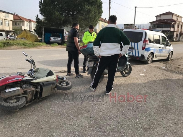 Motosikletler Çarpıştı 1 Yaralı 