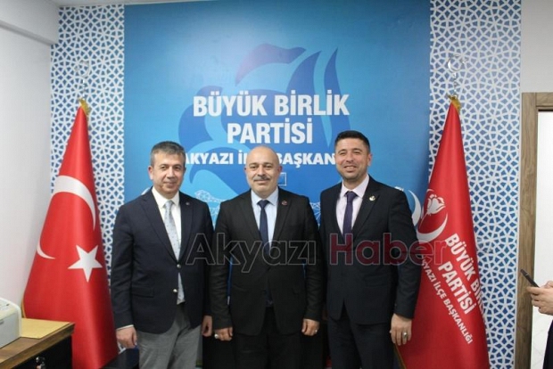 BBP Akyazı Genel Başkan Yardımcıları ve MKYK üyelerini ağırladı