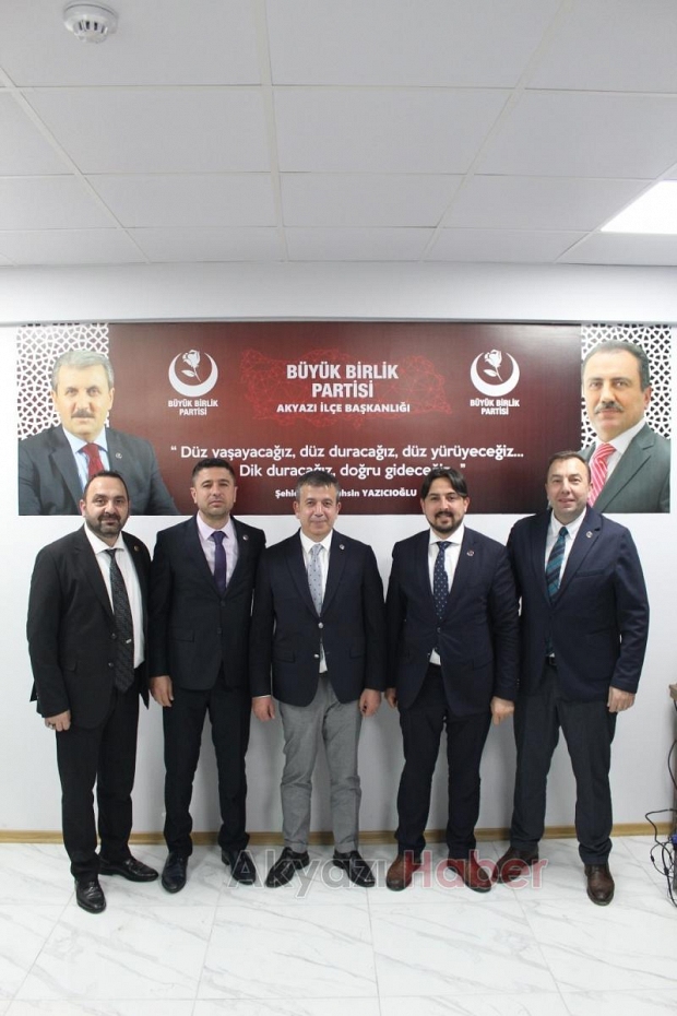 BBP Akyazı Genel Başkan Yardımcıları ve MKYK üyelerini ağırladı