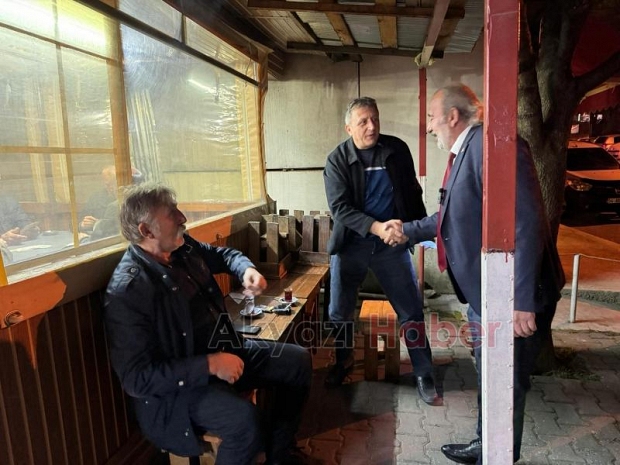 Şeref Tan Kuzuluk Orta Mahalle ve Kibrit Cafeye Ziyarette Bulundu. 