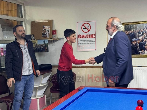 Şeref Tan Kuzuluk Orta Mahalle ve Kibrit Cafeye Ziyarette Bulundu. 