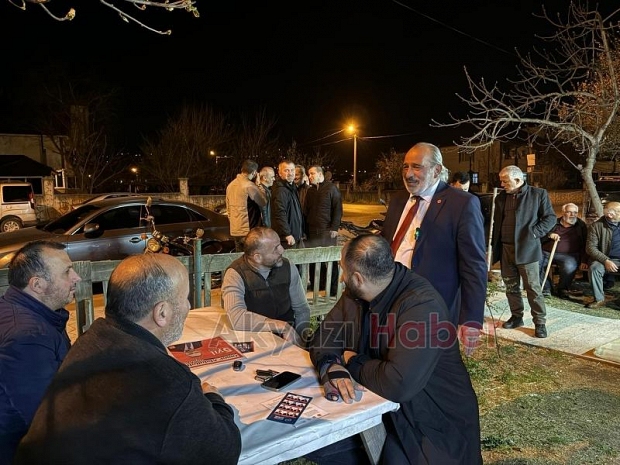 Şeref Tan Kuzuluk Orta Mahalle ve Kibrit Cafeye Ziyarette Bulundu. 