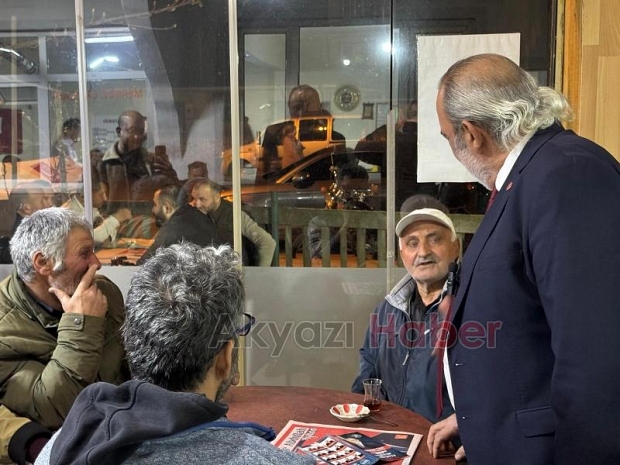 Şeref Tan Kuzuluk Orta Mahalle ve Kibrit Cafeye Ziyarette Bulundu. 