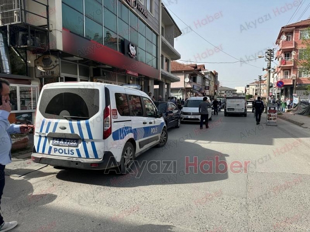 Akyazıda silahlı saldırı
