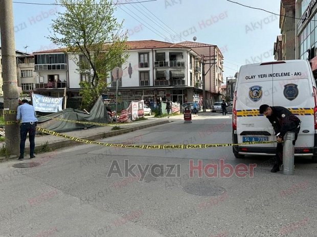 Akyazıda silahlı saldırı
