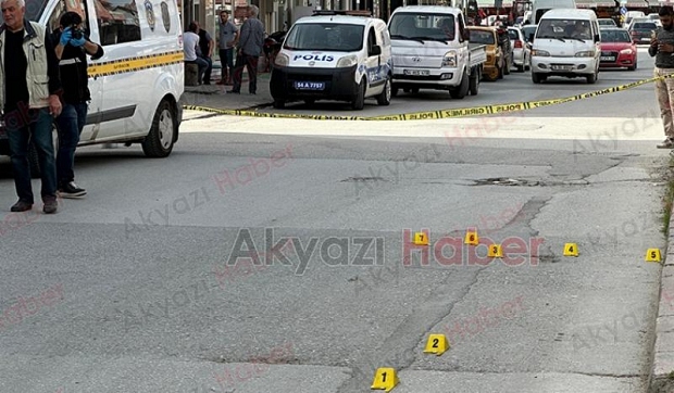 Akyazıda silahlı saldırı