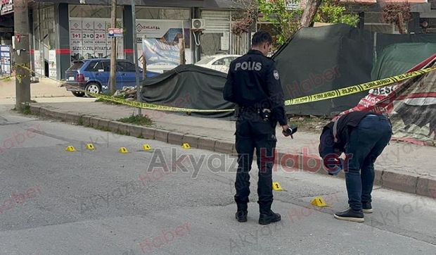 Akyazıda silahlı saldırı