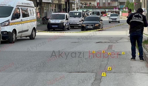 Akyazıda silahlı saldırı