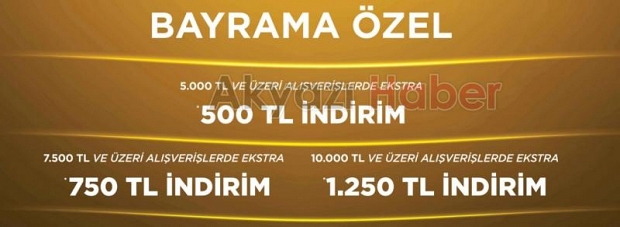 Akyazı Süvari'de Bayram İndirimleri!