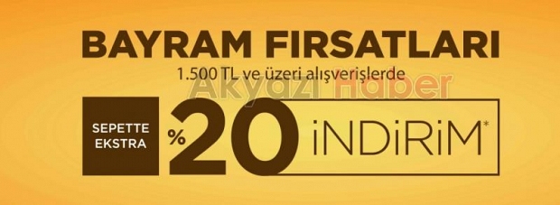 Akyazı Süvari'de Bayram İndirimleri!