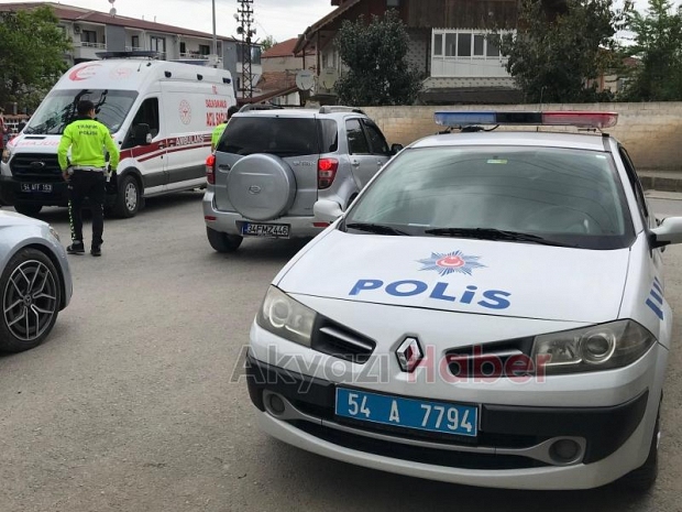 Cadde'de Cip yaya'ya çarptı 
