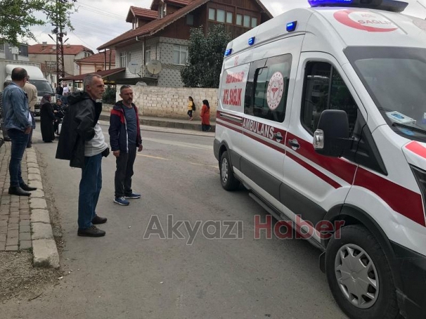 Cadde'de Cip yaya'ya çarptı 