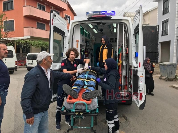 Cadde'de Cip yaya'ya çarptı 