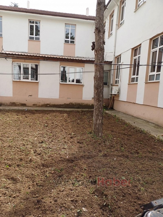 Okula Hobi Bahçesi Oluşturuluyor