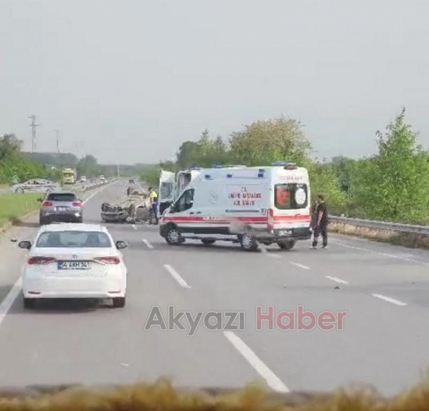 Erdoğdu Kavşağında Kaza 1 Yaralı