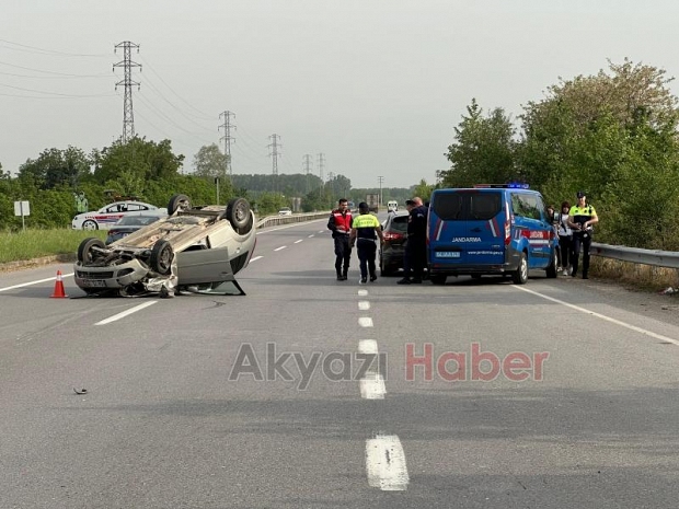 Erdoğdu Kavşağında Kaza 1 Yaralı