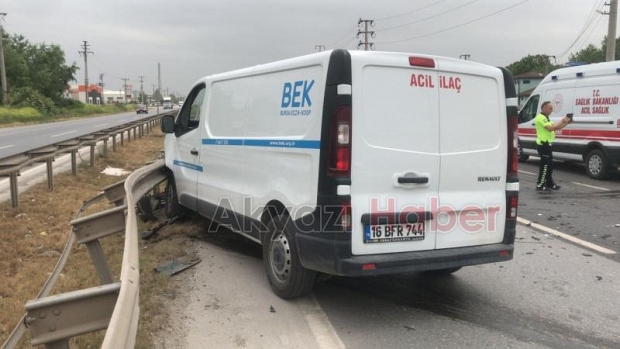 Kafa kafaya çarpıştılar 1 yaralı
