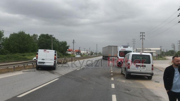 Kafa kafaya çarpıştılar 1 yaralı