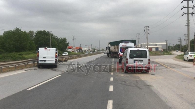 Kafa kafaya çarpıştılar 1 yaralı