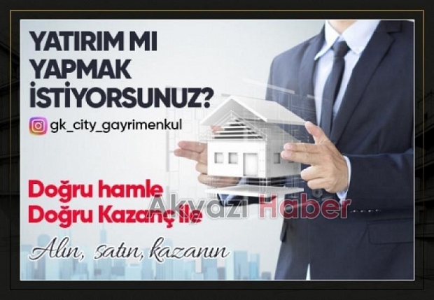 Akyazı'da Yatırımın Adresi: GK City Müteahhitlik & Gayrimenkul Danışmanlığı