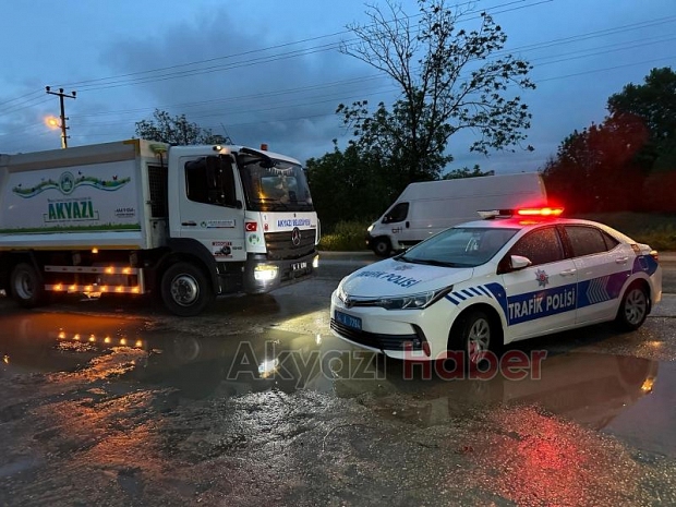 Batakköy Yolunda Kaza 1 yaralı
