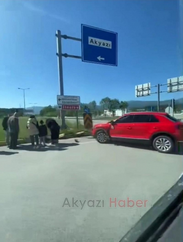 Küçücek Kavşağı Yine Bir Trafik Kazasına Sahne Oldu