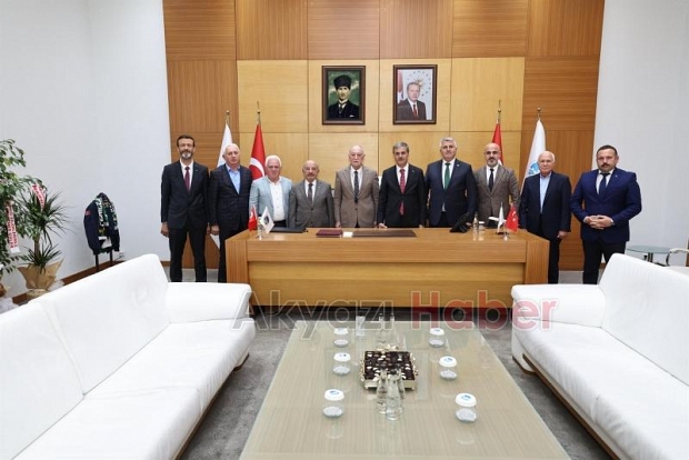 ATSO Heyeti Yusuf Alemdar'ı ziyaret etti