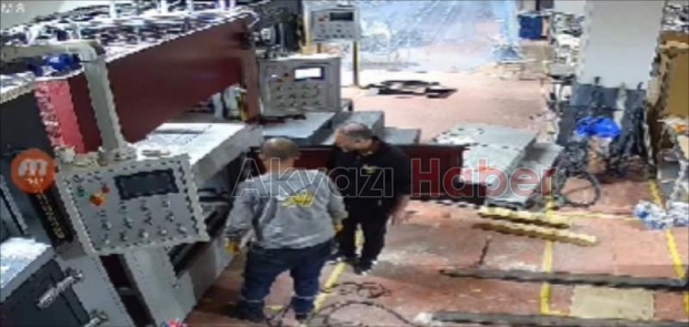 Ölüme böyle geldi; Pres makinesine sıkıştı