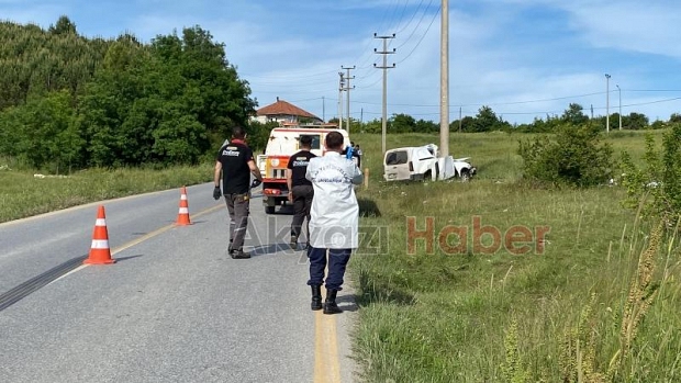 Kandıra-Kaynarca yolunda kaza:1 ölü, 1 yaralı