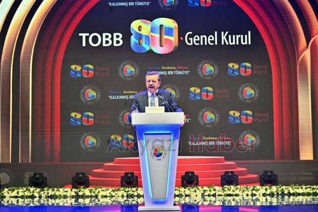 ATSO Başkanı Bayraktar ve Meclis Başkanı Başer, TOBB Genel Kurulu'na katıldı