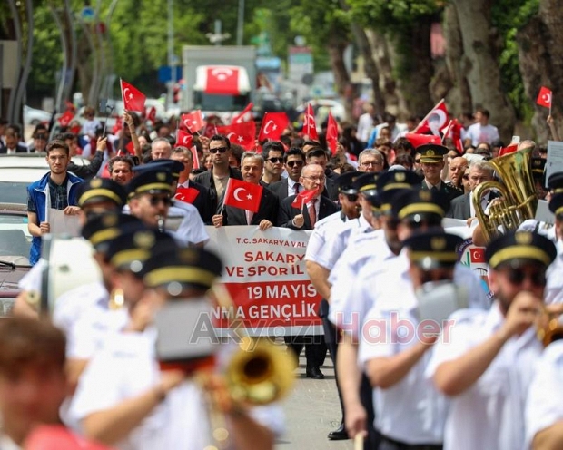 19 Mayıs Sakarya'da coşkuyla kutlandı