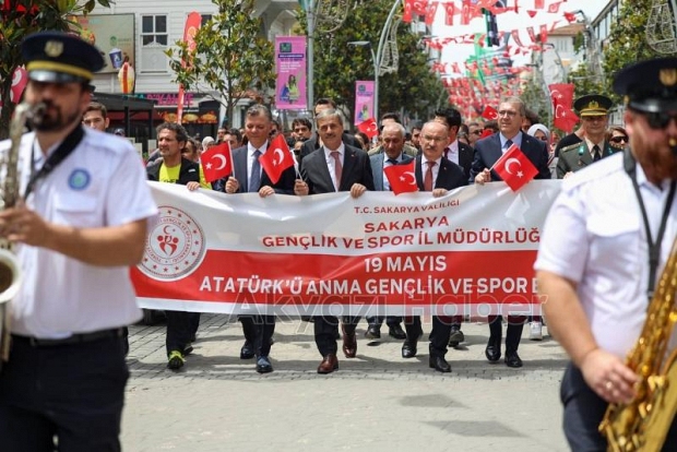 19 Mayıs Sakarya'da coşkuyla kutlandı