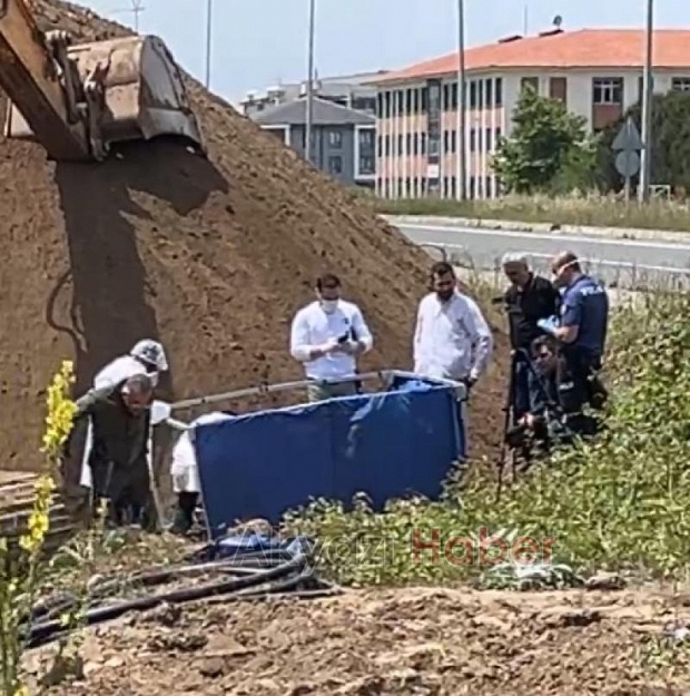 Temel kazısında kadın cesedi bulundu